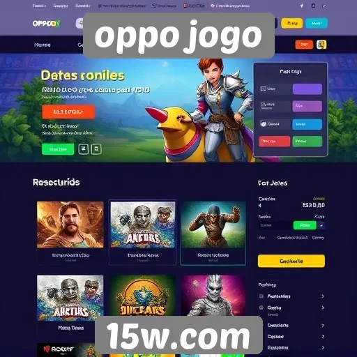 Crítica ao design de interface do site Oppo jogo